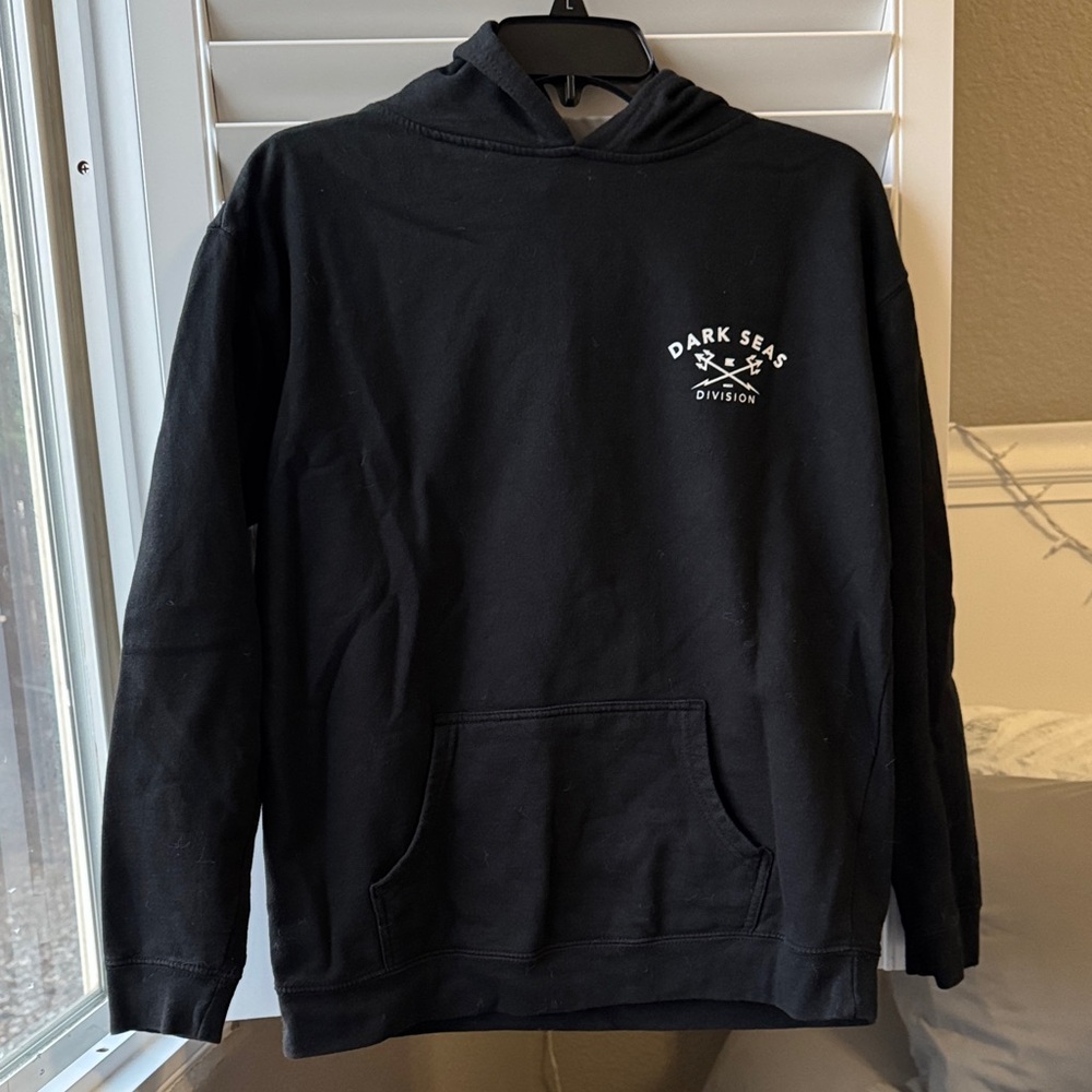 Dark Seas Black Hoodie Youth Xl